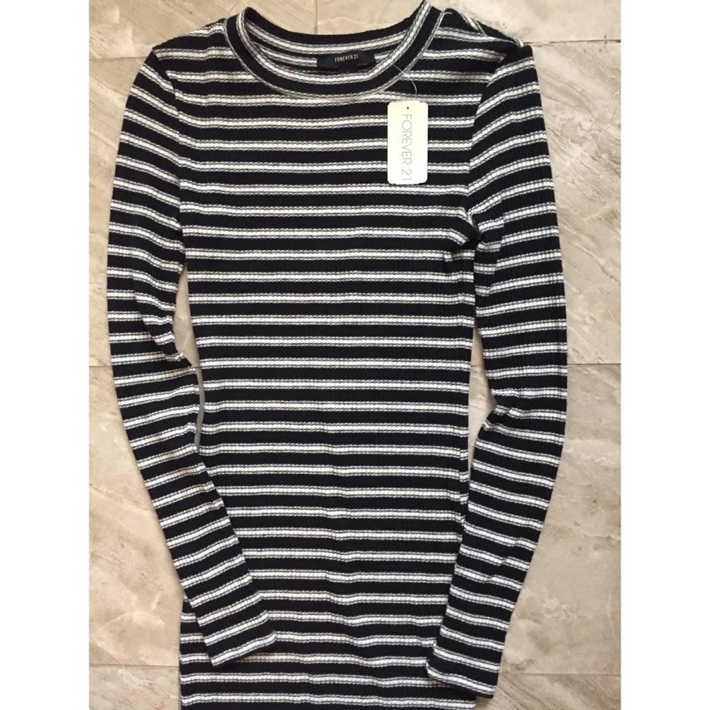 Forever 21 Striped Midi Dress